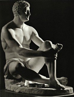 hadrian6:  Figure of a Seated Athlete.  19th.century.