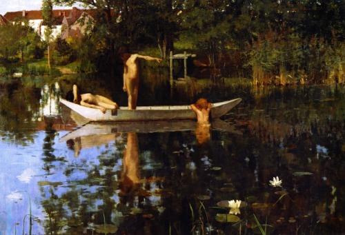 William Stott of Oldham - The bathers - 1882