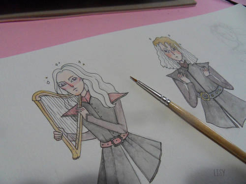 doodlinglisy:Rhaegar and Viserys, probably they will become bookmarks.