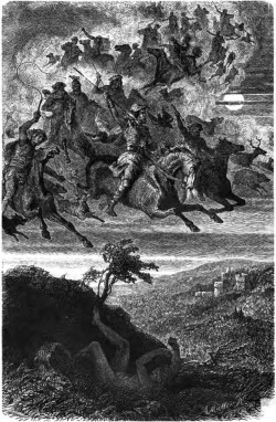 shawnfreki:  Wodan’s Wild Hunt (1882) by Friedrich Wilhelm Heine.