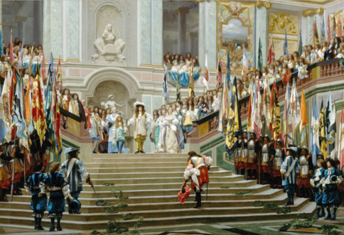 Jean-Léon Gérôme - Reception of Le Grand Condé at Versailles (1878)