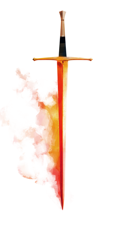 gauntes:don’t be alarmed, it’s just a burning swordthey do that sometimes