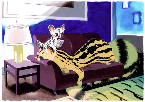 beckyandfrank:  Four more paintings from The Bear 