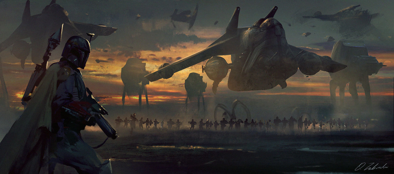 cinemagorgeous:  No one illustrates the Star Wars universe quite like Darek Zabrocki.