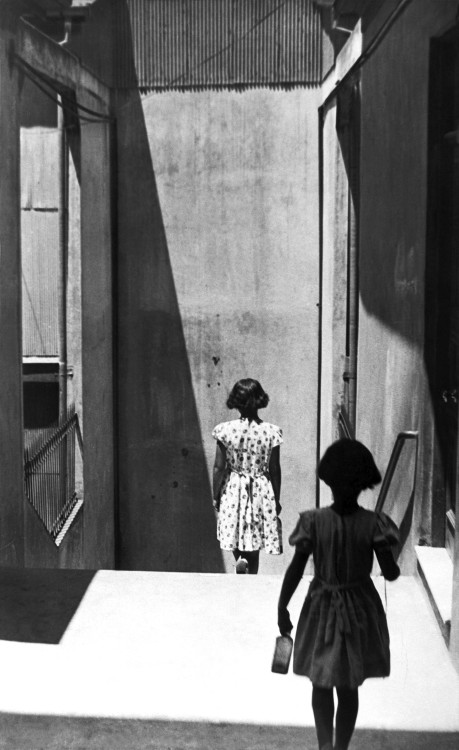 preciousandfregilethings:  luzfosca:Sergio LarraínPasaje Bavestrello, Valparaíso, Chile, 1952.From Magnum Photos
