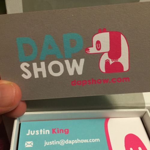 DAPshow business cards.