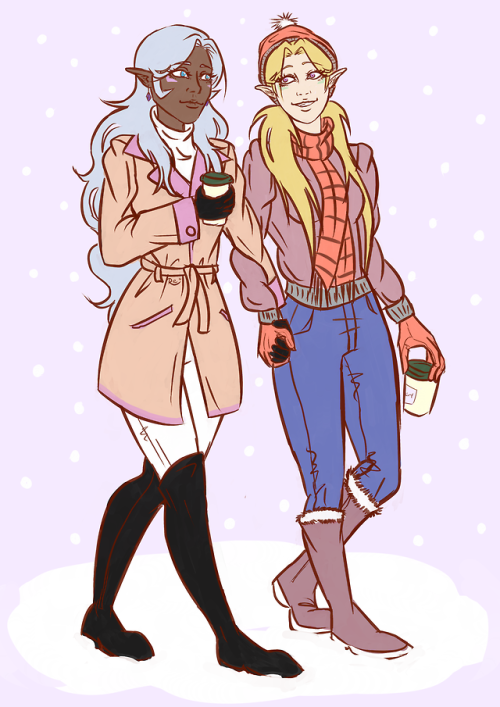 Winter date ~/also Romelle has no fashion sense/