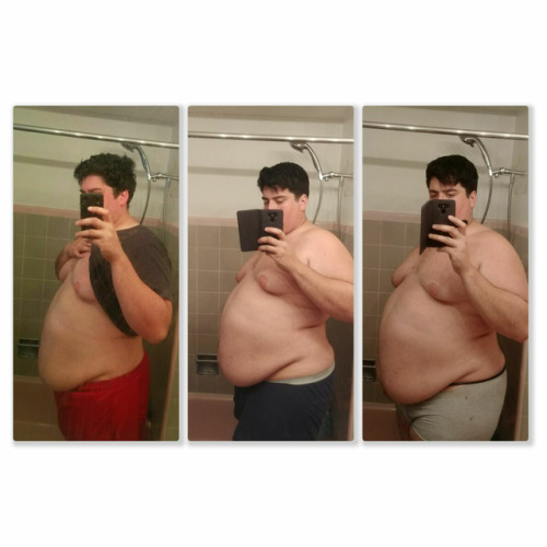brokenbellz678:  What 3 months of stuffing like crazy does. Started in July. Pretty noticeable i hope?? How much weight do you think ive gained?  PayPal/ email: brokenbellz678@gmail.com  Can’t wait to see what another 3 months brings