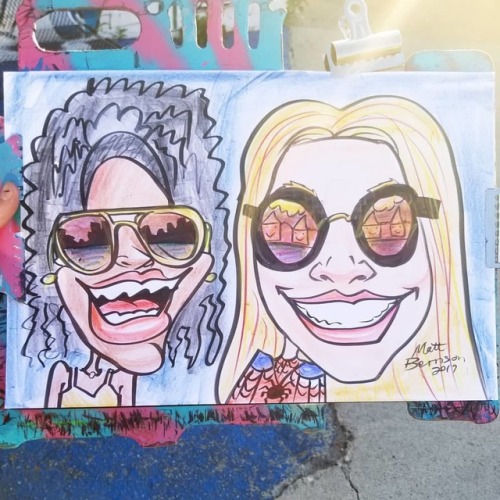 Porn Pics Caricature done at Dairy Delight.  Summer