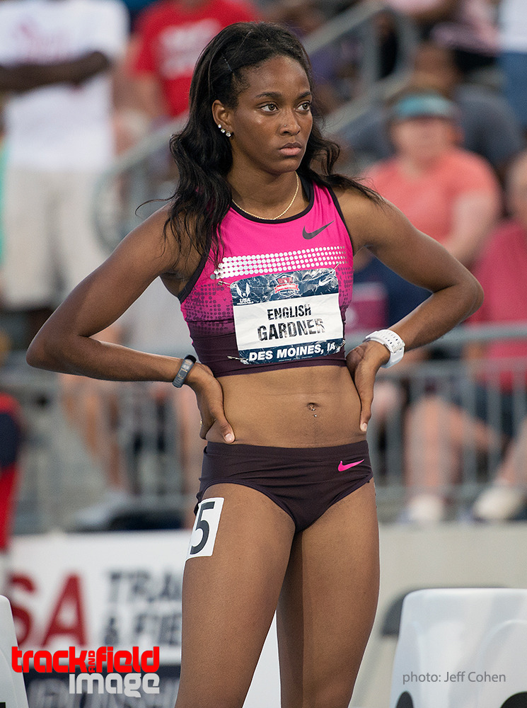 imsoshive:  USA Olympic sprinter English Gardner.   We taking ALL the gold.