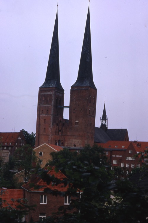 Marienkirche (St. Marien zu Lübeck), Lübeck, Schleswig-Holstein, Deutschland, 1972.A venerable Luthe