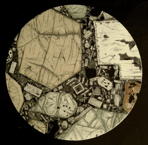 clawmarks:British petrography - 1888 - via Internet ArchiveOooh, sketched thin sections for #thinsec