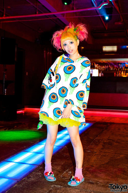 Haruka Kurebayashi at the Candy Pop party in Tokyo. Just posted a bunch of fashion snaps from the ev