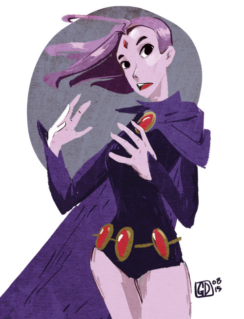 anordinaryadventurer:I draw Raven a lot…perhaps too much, methinks.