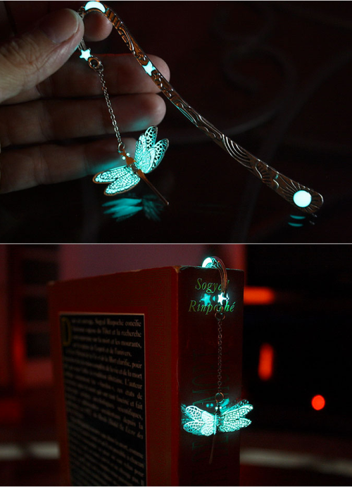 culturenlifestyle: Fairy Inspired Glow in the Dark Bookmarks by Manon Richard Canadian jewelry desi