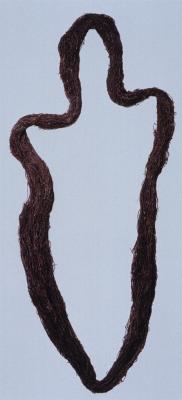 neshamama: ana mendieta, tallus mater (stem mother), 1982, ficus root with polymer bonding agent