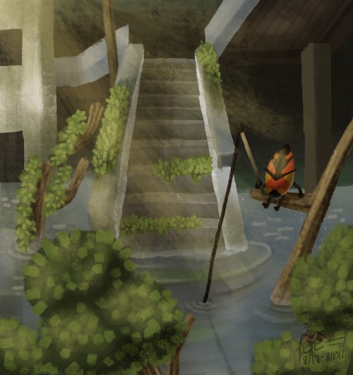 Karmen Fishing In Abandoned Mall