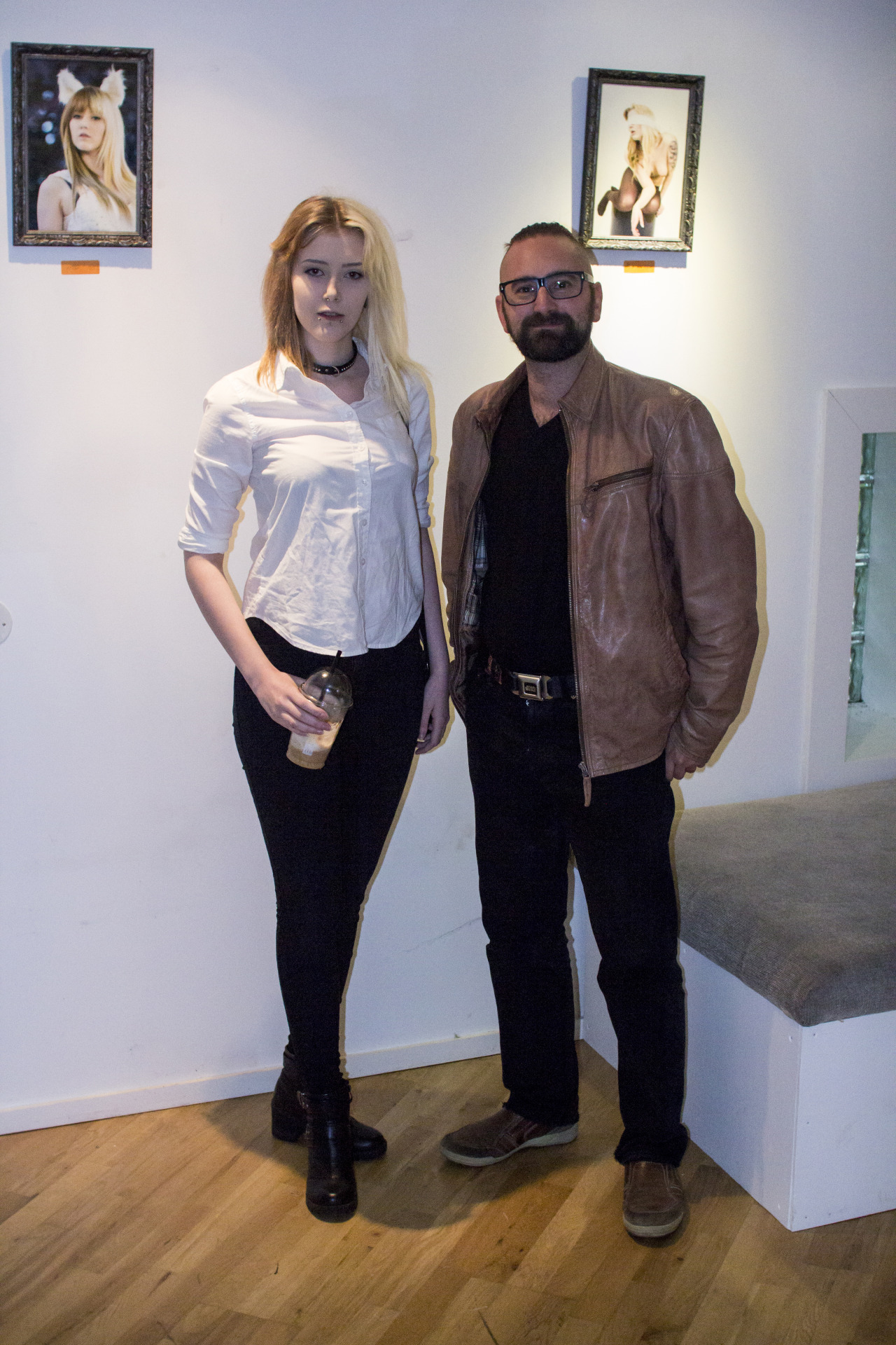 Me and Crysthalia at the art scene Gallery