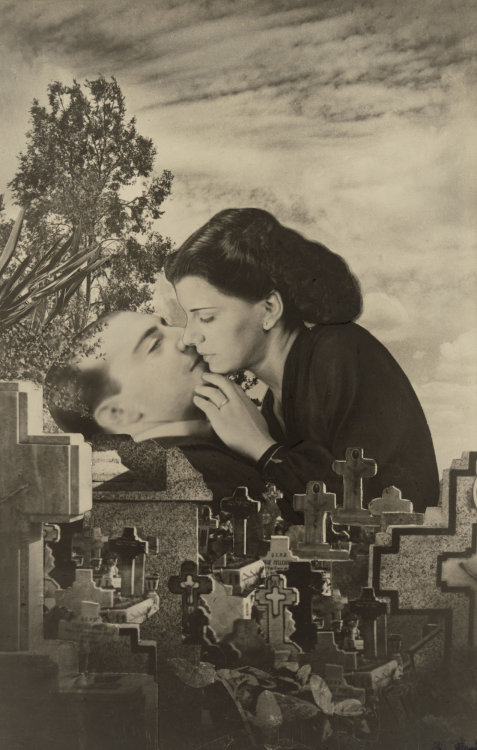 design-is-fine:  Grete Stern, Dreams (Sueños), 1949-1950.  Photomontages © 2015 Estate of Horacio Coppola. Stern did study at the bauhaus, opened a pioneering photo studio ringl + pit and fled Nazi Germany in 1935, finally settling down in Argentinia.