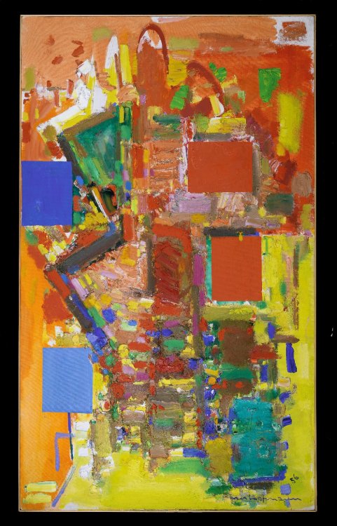 hans-hofmann: Towering Spaciousness, Hans Hofmann, 1956, Brooklyn Museum: Contemporary ArtSize: 84 &