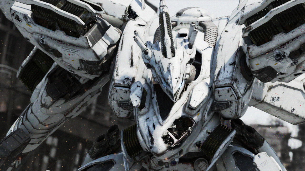 永 Armored Core White Glint