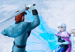 frozen-at-heart:
“findsomethingtofightfor:
“ ghostgirlninja1122:
“ I was just looking at this gif and noticed something. Anna’s ice form is so cold, that it actually starts to freeze Han’s sword as it gets closer to her hand. I never knew why it...