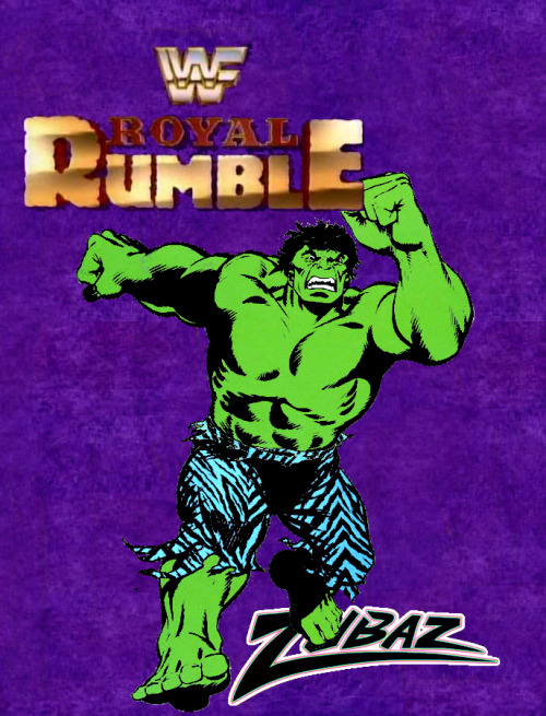 Hulk in Zubaz at the Royal Rumble