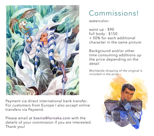 Here we go again! I could really use some funds right now so I’m opening some emergency commis