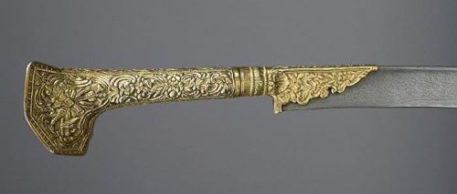 art-of-swords:Yatagan SwordDated: 19th century, circa 1830 (blade)Maker: unknownCulture: TurkishMedi