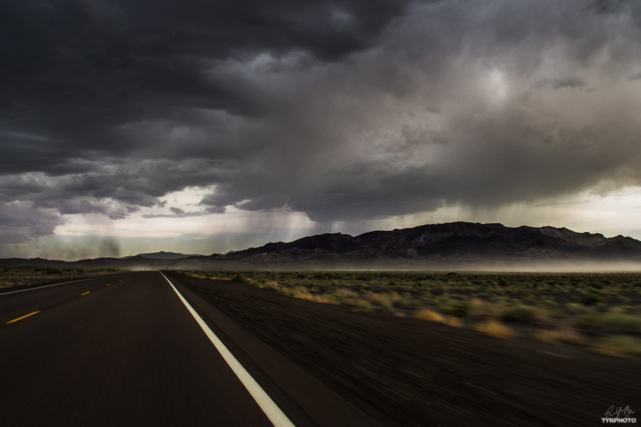 tyrphoto:  Highway 95 to Las Vegas (shots 2 &amp; 3 by darkmattersx)