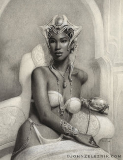 fyblackwomenart:  Princess Analiea by ZeleznikArt