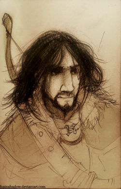 Kili. Pardon me my random sketchyness, but I thought I&rsquo;d share it since I have nothing else to upload xD No really, extra busy&hellip; *draws on the university*&hellip; ehm. Well yeah. About 45 minutes. Also, I had no reference so he looks more