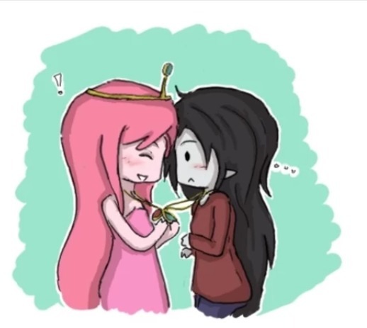 finn-theheroguy:  xanimeheartbreakerx:  Bubbline kissy kissy  by ipodger (( Please
