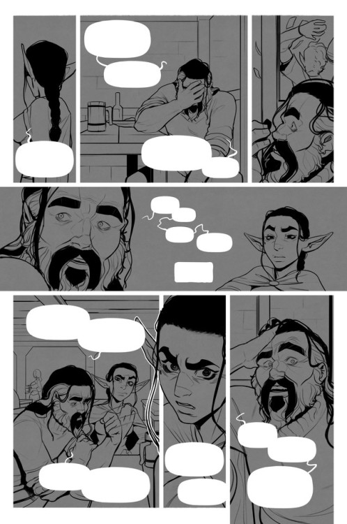 Pages 1-4 of chapter 8.5! Vera having a little plot going. No boobies besides the tavern milf tho. 