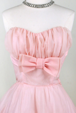 vintagegal:  1950s Pink Party Dress  