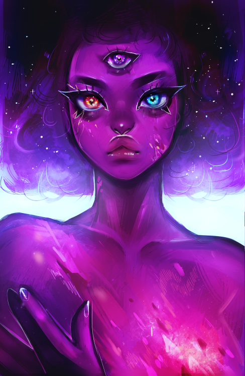 viorie:garnet butIN SPACEspeedpaint: youtu.be/7px8B92ZxEg