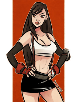 kassarie-art: Tifa Lockhart! She was my favorite in FF7. 