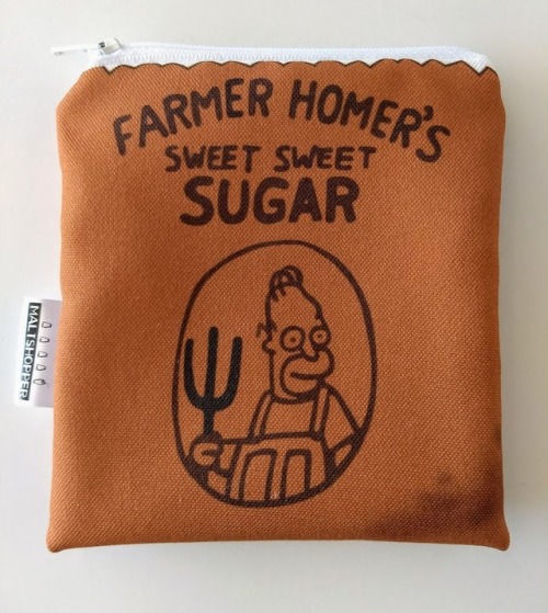 figdays: “The Simpsons” Reusable Snack Bag - Farmer Homer’s Sweet Sweet Sugar // maltshopper