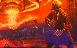 80s-90s-stuff:  80s nuclear / world war III artwork - full (inside) sleeve of Megadeth’s “Peace sells…” album