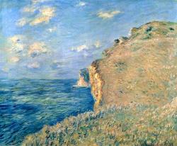 impressionsonmymind:  Claude Monet, Cliff