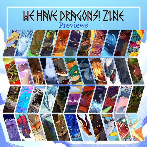 httyd-zine:  We have Dragons! zine is OUT NOW! The newest installment of the unofficial Book of Drag