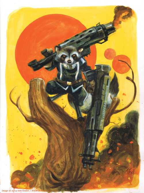 tomfowlerstuff - ROCKET RACCOON.