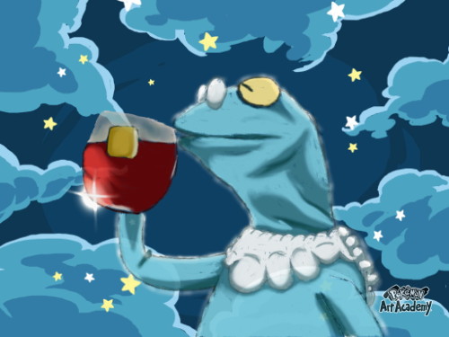 the-one-chin-wonder:I’ve been playing a lot of Pokemon Art Academy.