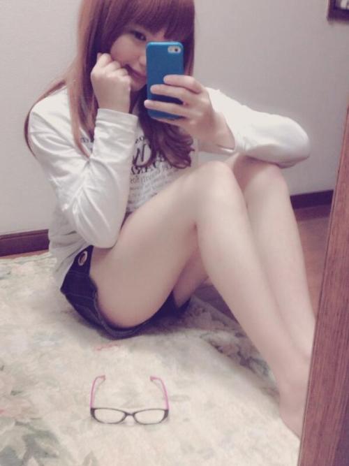 otokonoko-japanese-traps:  Cute trap selfie time with Mosami (もさみ)! This 18 year old Japanese crossdresser likes fashion, cosmetics and doing her nails … Oh and her measurements are: 80, 59, 83 … if anybody is interested …  I’m interested