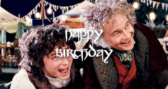 baginsfrodo:Happy Hobbit Day! Happy Birthday, Bilbo Baggins (22 September, TA 2890) and Frodo Baggin
