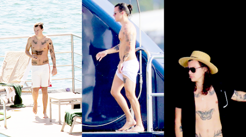 gonnaliveforever:22 DAYS OF HARRY / DONATEsummer shirtless harry