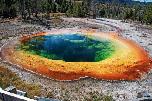 Porn Pics reddlr-earthporn:  A beautiful pool in Yellowstone