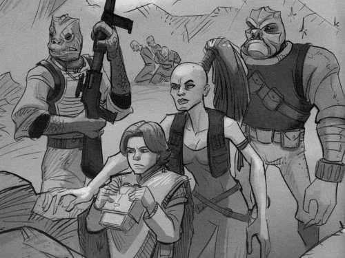 gffa:The Clone Wars: Bounty Hunter: Boba Fett | illustrated by Wayne Lo