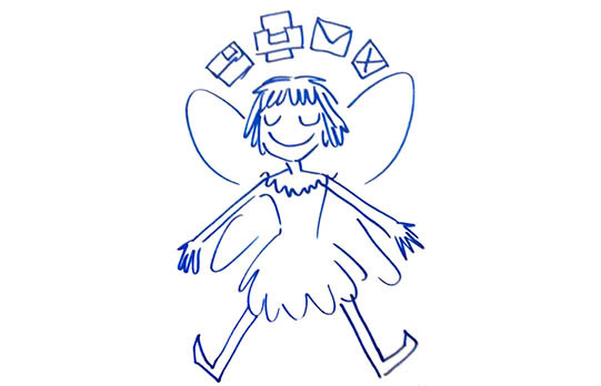 thedailyemerald:  This is the Fairy of Finality. She has a fairy blessing for you.