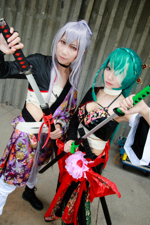 Porn photo Vocaloid Knife - Len x Miku by Xeno-Photography